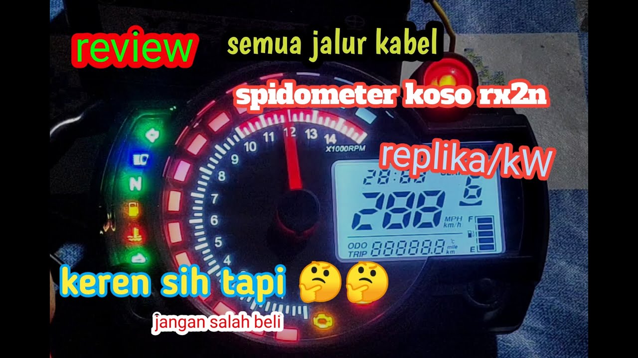 review,dan jalur kabel spidometer koso rx2n replika,kwkosorx2nkw