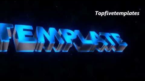 Top 5 Blender intro Templates + Free Download #1