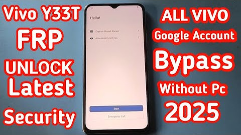 Vivo Y33s Frp Bypass /Android 13 Without Pc | Vivo Y33s Google Account Unlock | New Tricks 2025