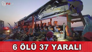 Yolcu Otobüsü Tira Çarpti: 6 Ölü 37 Yarali