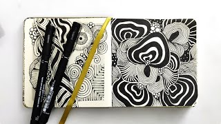 Creative Mini Zentangle Art Project | Fun & Easy Patterns Tutorial