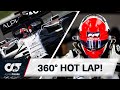 360° FORMULA 1 HOT LAP - DANIIL KVYAT | Circuit de Catalunya