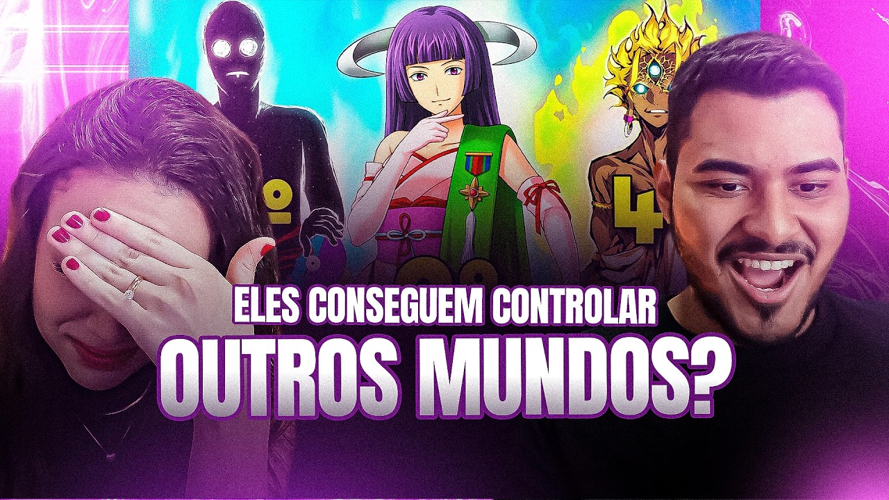 CASAL REAGE: Os Personagens MAIS PODEROSOS dos ANIMES! (2024)