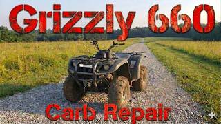Carb Repair & Valve Adjustment (Grizzly 660) #yamaha #yamahagrizzly