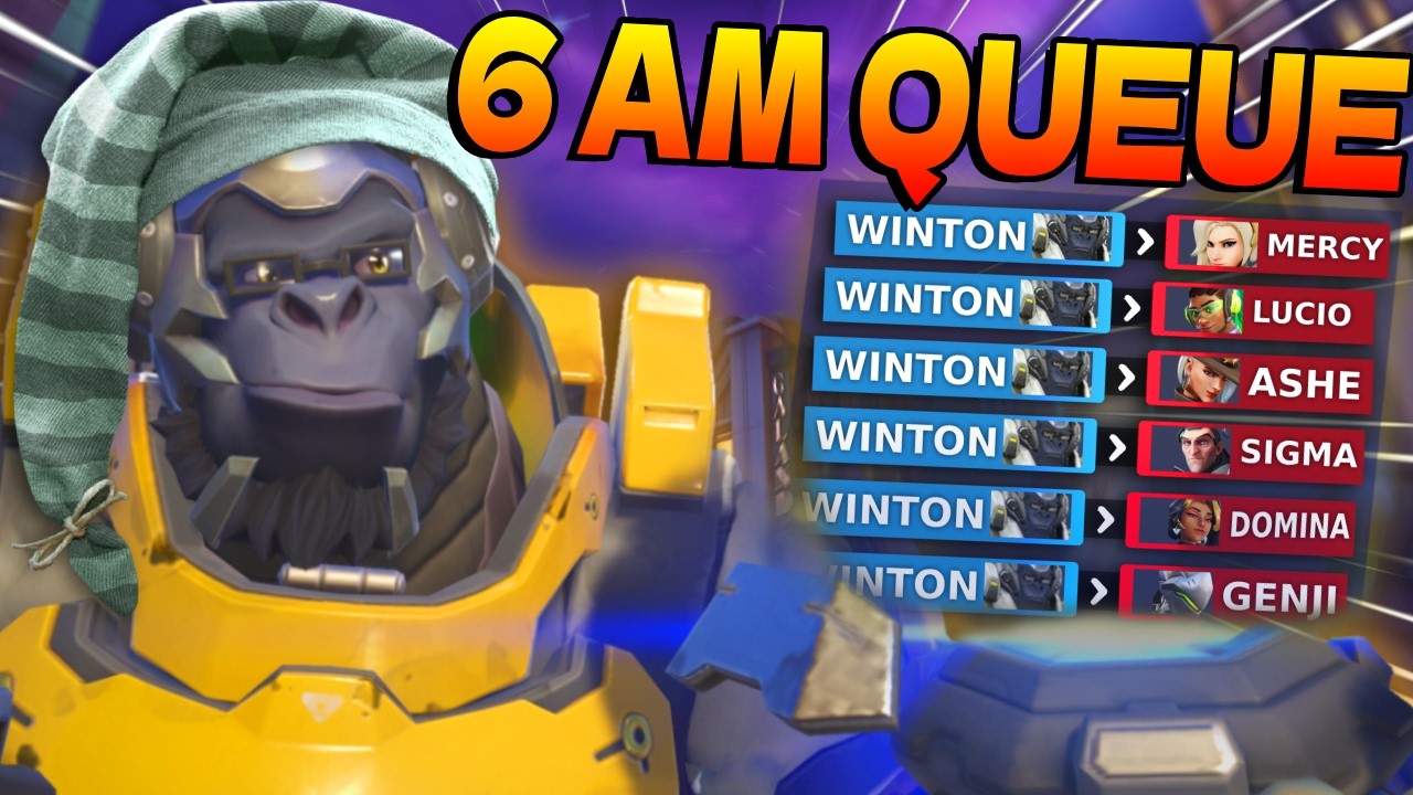 Overwatch at 6AM is a different game...