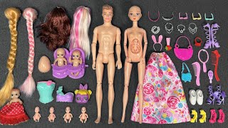 11 Minutes Satisfying With Unboxing Barbie Family Playset Cute Doll Toys Asmr  Review Toys