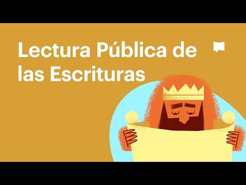 Lectura Pública de Las Escrituras