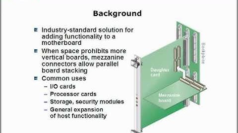 IEEE 1386 Mezzanine Connector