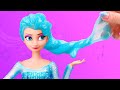 ディズニープリンセスの美容室/10体のドールDIY