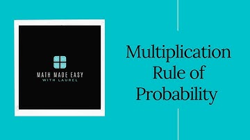 Multiplication Rule of Probability