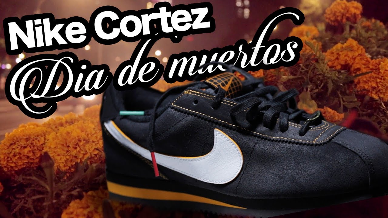 nike cortez dia de muertos