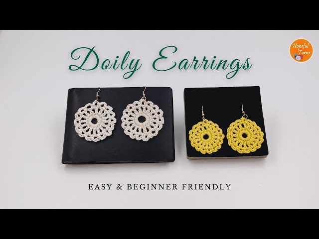 Doily Daisy Earrings – Daisypickleshop