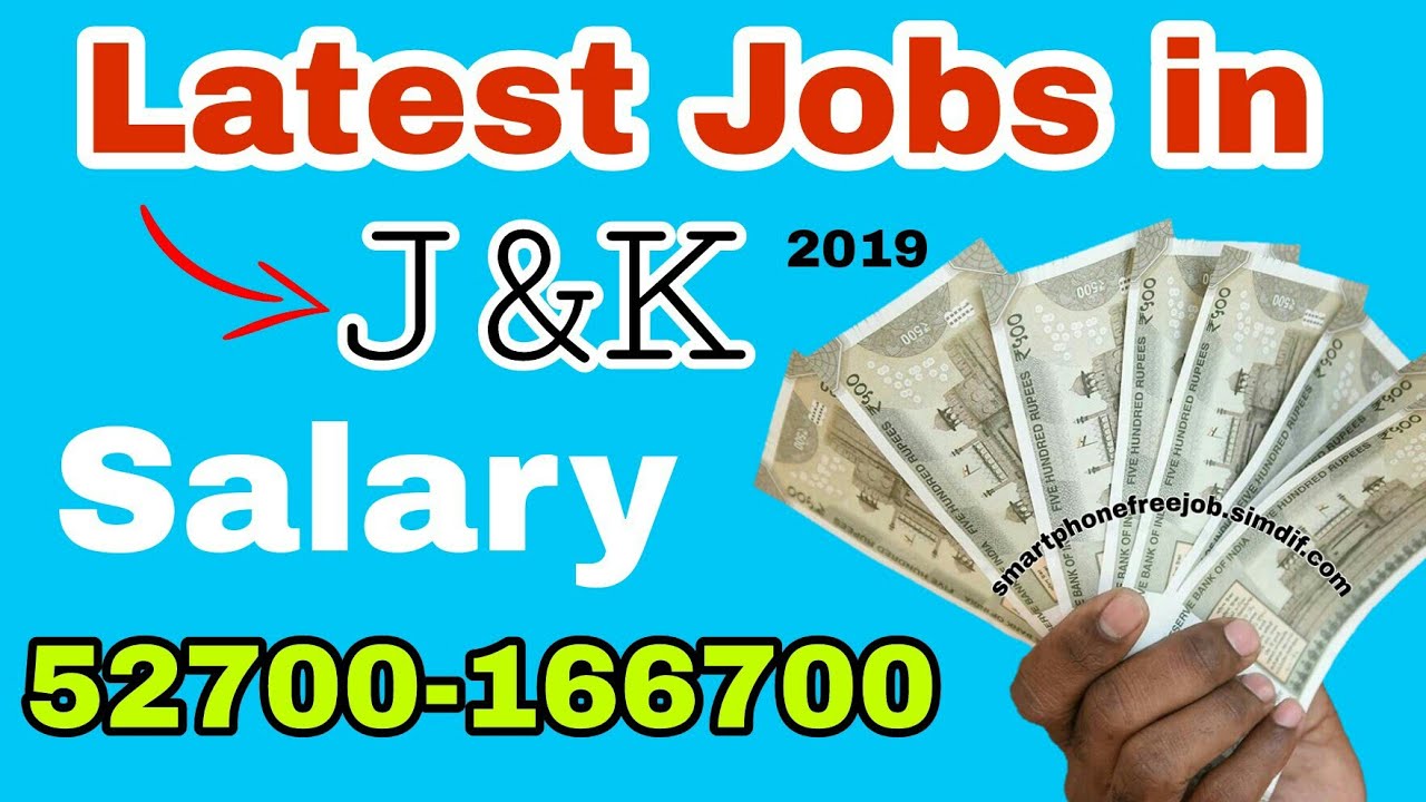Latest Jobs In J&K 2019 YouTube