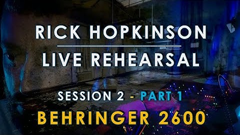 LOST - LIVE DARK AMBIENT Music Session 2 Part 1 of 2 - Behringer 2600 Synth