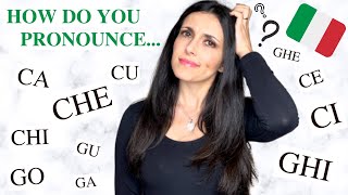 Hardest Italian pronunciations for English people  I  How to pronounce GHI, CI, CHE, GHE, CE...