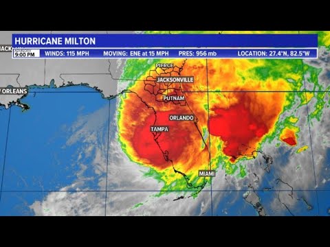 Hurricane Milton makes Florida landfall: Here's the latest track ...
