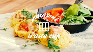 オーブンで焼くんです！「パスタカップ」の作り方