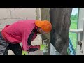 Crack-Free Window Reveals: Styrofoam, Mesh & Perfect Joint