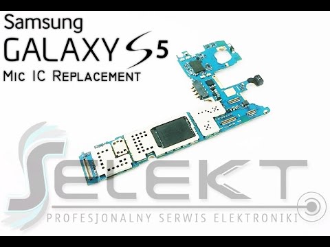 Samsung Galaxy S5 (G900F) Mic filter IC U805 Replacement / Naprawa mikrofonu | - YouTube