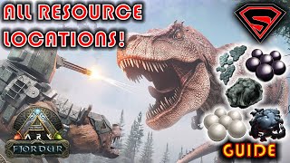 ARK ALL FJORDUR RESORCE LOCATIONS [ALL IMPORTANT RESOURCE LOCATIONS]