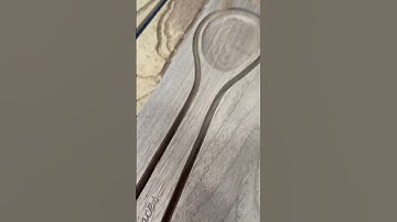 Wooden spoons anyone? #cnc #satisfying #maker #handmade #walnut