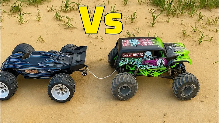 RC Monster Clash JLB Cheetah vs Axial SMT10 Grave Digger | Epic Power Test 