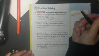 Math Homework Chapter 6 Lesson 1