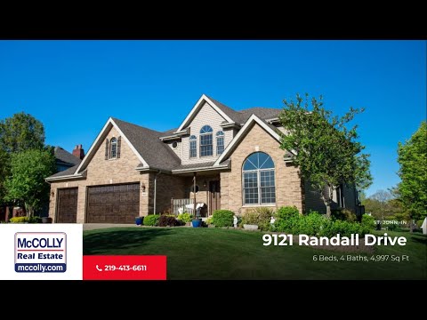 9121 Randall Drive, St John, IN home video tour