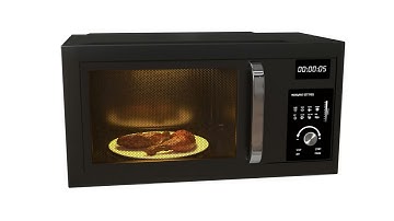 3D Microwave animation