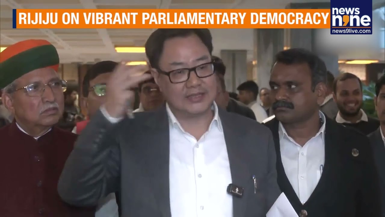Delhi: Kiren Rijiju Emphasizes Duty to Speak and Listen Ahead of Budget Session | News9
