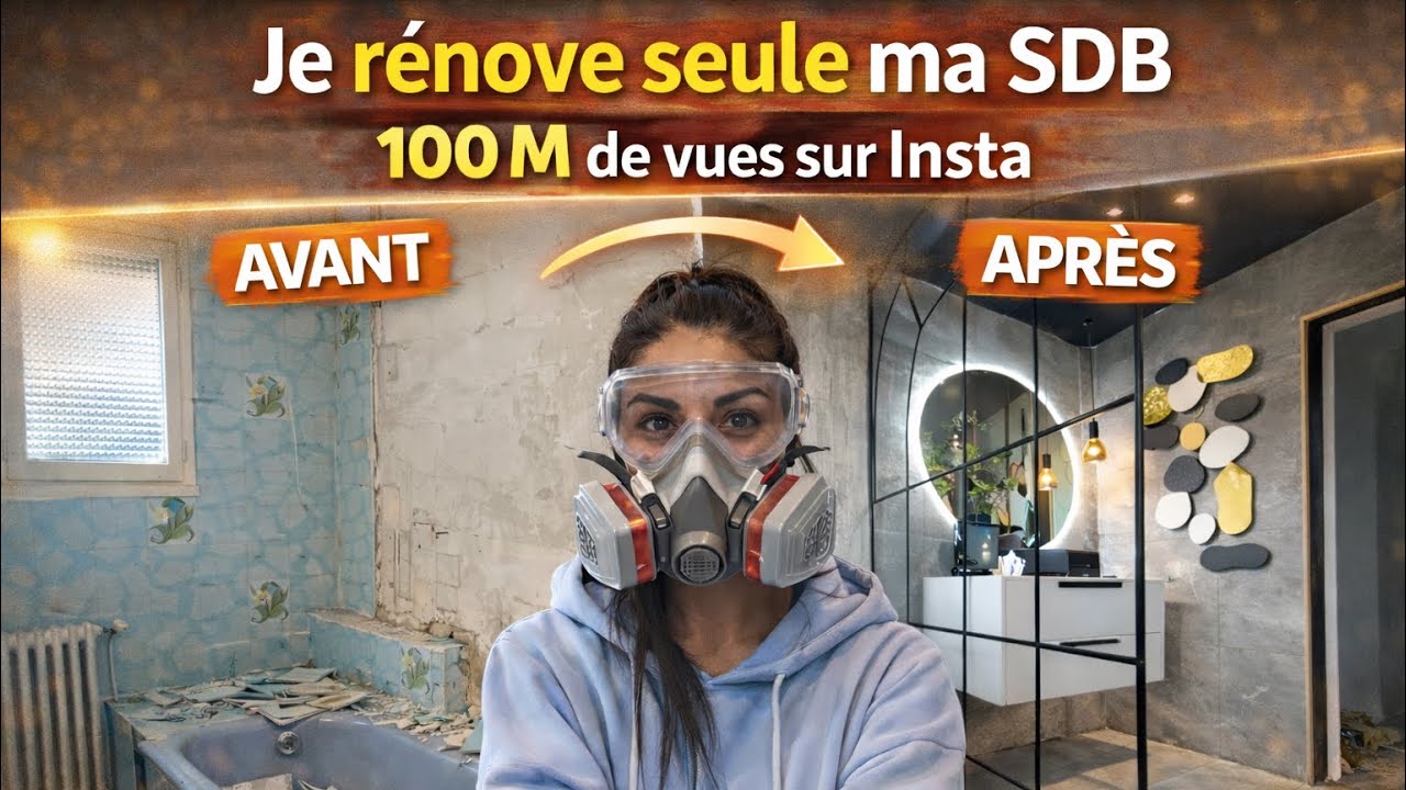 Я ОТРЕМОНТИРОВАЛА ВАННУЮ! ДО/ПОСЛЕ ШАГ ЗА ШАГОМ! #тренировка #ремонт #работаиздома