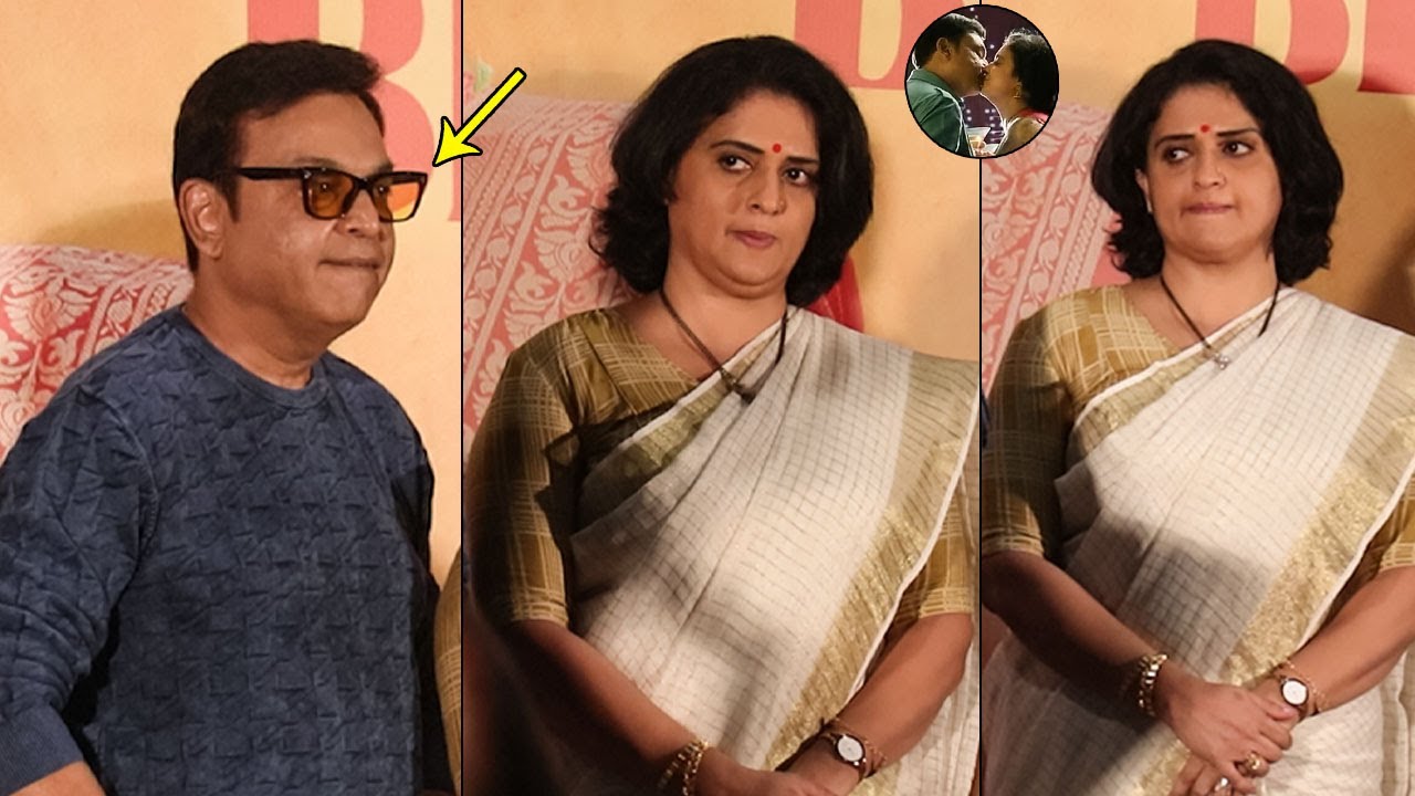 Actor Naresh CRAZY Looks Towards Pavitra Lokesh At Malli Pelli Success Meet | Filmylooks