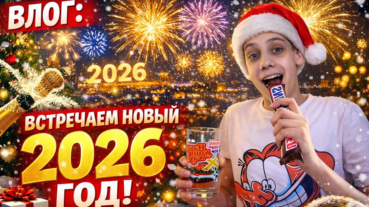ВЛОГ: ВСТРЕЧАЕМ НОВЫЙ 2026 ГОД!