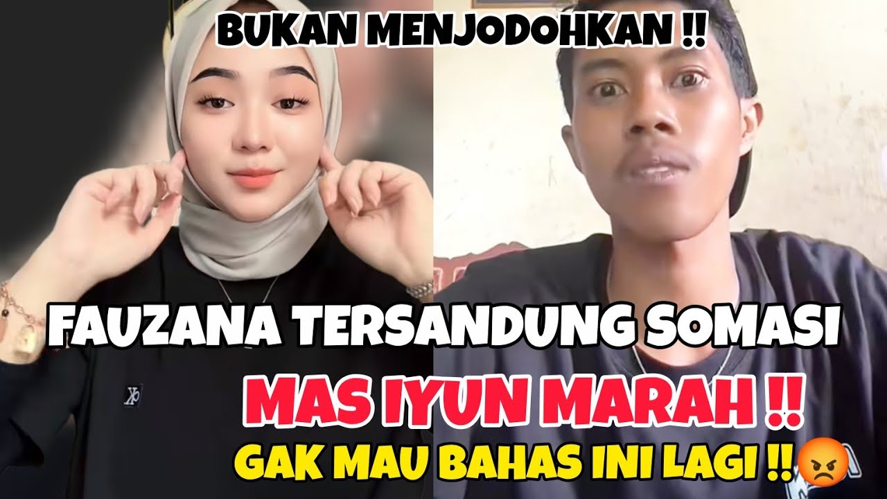 FAUZANA TERSANDUNG MASALAH SOMASI TERKAIT LAGU, MAS IYUN GAK MAU DI SINGGUNG MASALAH INI LAGI.