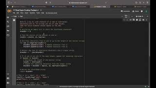 Final Exam Coding Problem 1