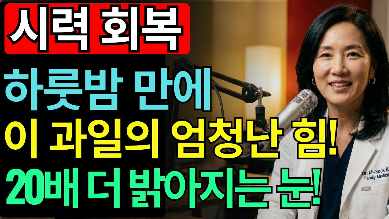 70세 이상 어르신들을 위한 눈 건강을 위한 취침 전 섭취 추천 과일| 건강 | 눈건강 | 시력 | 황반변성 | 오디오북 |