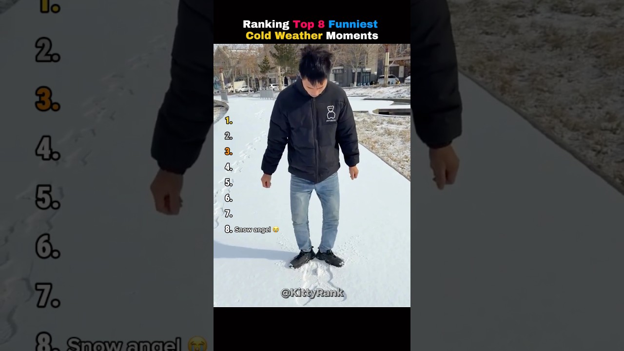 Ranking Top 8 Funniest Cold Weather Moments ❄️