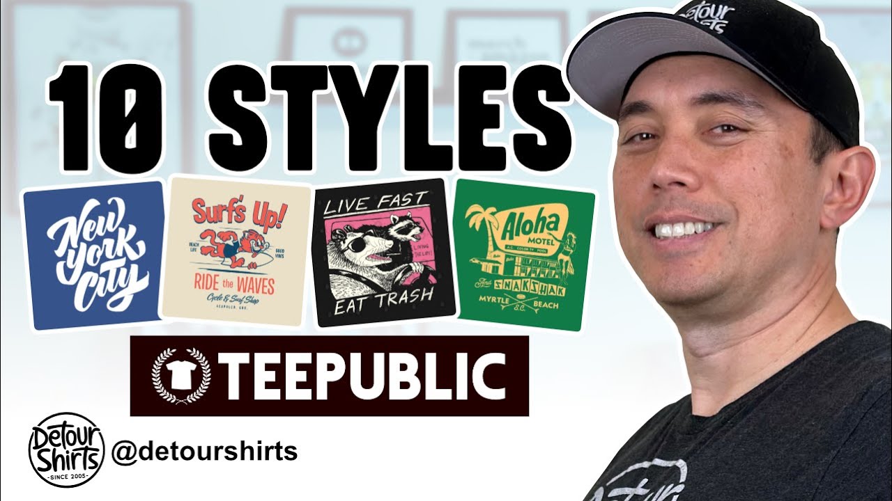 Want Sales on TeePublic? See 10 Popular Styles That Sell