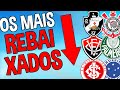 OS TIMES MAIS REBAIXADOS DO BRASILEIRÃO!!