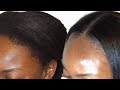HOW TO BLEND 4C HAIR  WITH WEAVE/BEST EDGE CONTROL IVE USED SO FAR 🤗