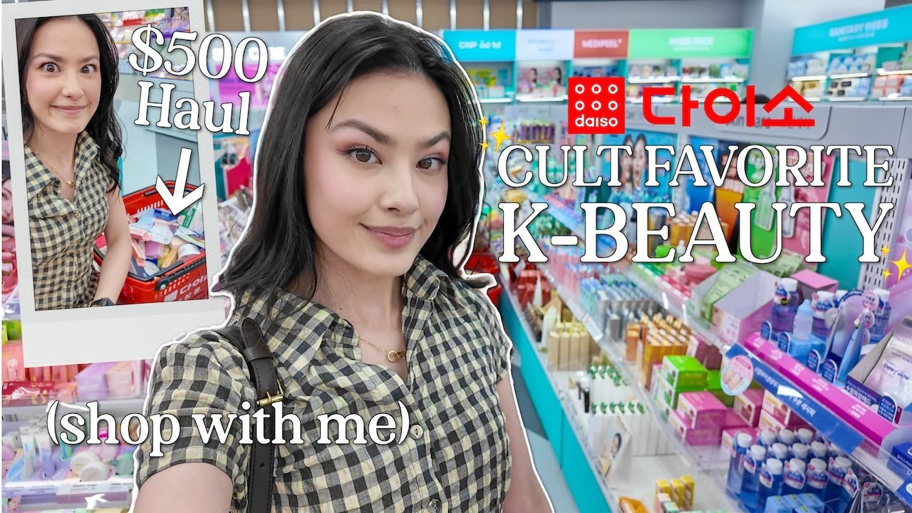 Shopping K-Beauty CULT FAVORITES at Daiso Korea! 🚨 EVERYTHING IS UNDER $4! 🚨