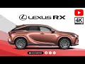 Lexus rx  official colors animated 4k