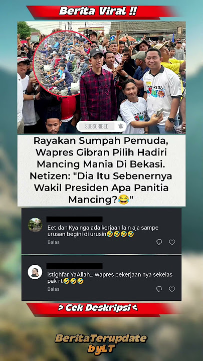 Sangat Negarawan Sekali Mas Gibran๐๐ #trendingshorts #shorts