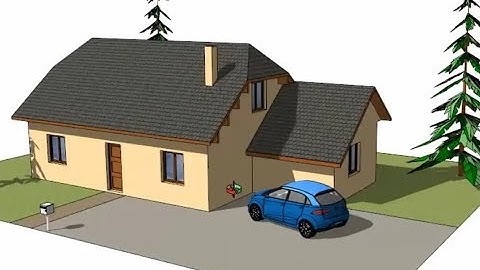 Tuto Dessiner sa maison avec SketchUp, chapitre #1 : dessin d