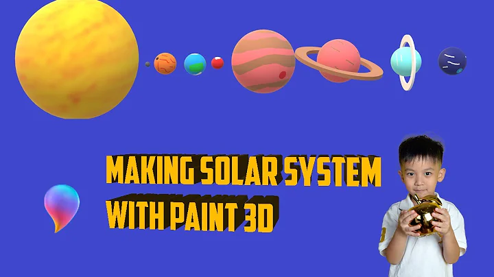 Making Solar System with Paint 3D