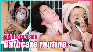 Mitsuisen☘️ASMR Skincare Routine & Everything Shower Routine🌿Satisfying skincare asmr✨50