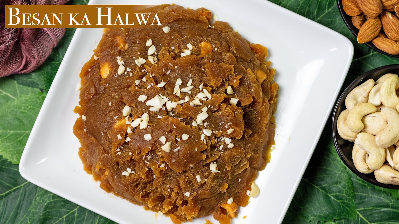 Melt in Mouth Besan ka Halwa recipe | Atta Halwa | Besan halwa recipe in Hindi | Easy Sweet recipes