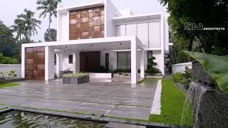 David Residence, Kuttanellur, Thrissur. @S2architects.#keralahouseelevation #contemporaryhouse