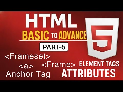 HTML Tags Explained (Part 5) | Frameset Frame And Anchor Tag Tutorial ...