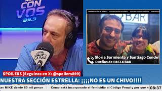 Gloria Sarmiento y Santiago Conde - Dueños de PASTA BAR | Spoilers